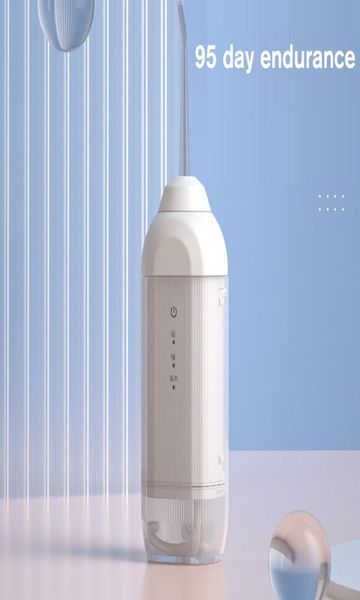 

smart telescopic handheld dental flusher portable electric dental flushing device to remove calculus water floss8414379