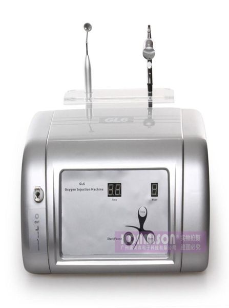 

2016 guangzhou spa used water oxygen jet peel machine for skin rejuvenation professional oxygen injection whitening s3430125, Black;white