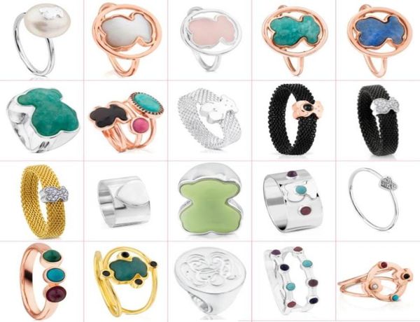 

fahmi 2022 new style 925 sterling silver fashion classic bear trend elegant ladies ring party original jewelry factory direct 32482979594