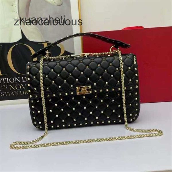 

handbags valentinoz crossbody diamond luxury sheepskin classic lady's women bags beach designer fashionable rivet small portable leathe