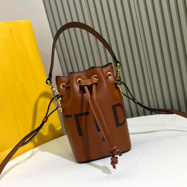 

new fashion mini bucket bag luxury drawstring bag designer crossbody shoulder bags handbag women's fashion leather handbags high quaity