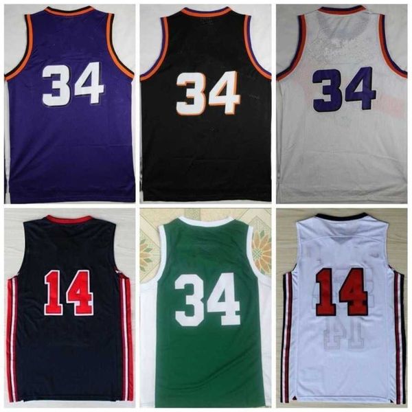 

vintage 1992 one 14 jersey fashion 34 shirts uniforms red black purple white navy blue stitched, Black;red