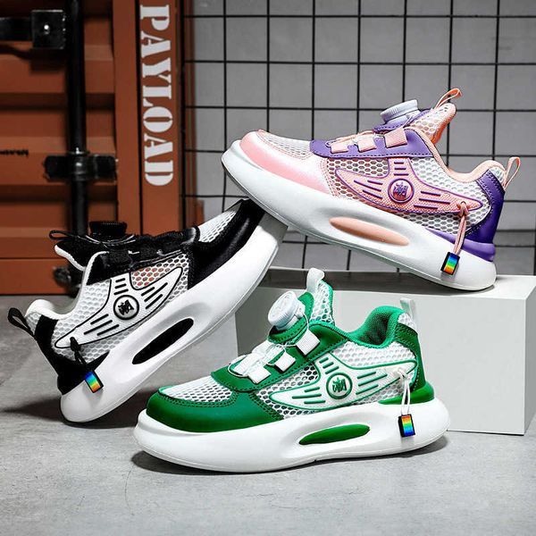 

children's green pink black running shoes girls boys comfortable sneakers outdoor sports trainers thick sole casual walking shoes for k