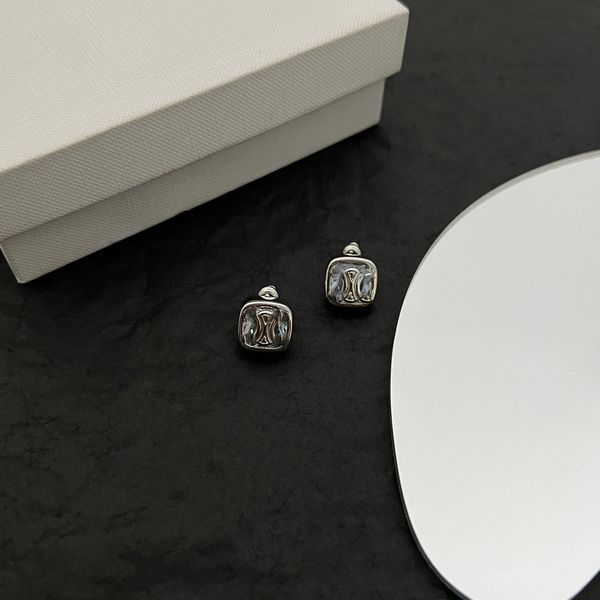 

designer celinity earrings luxury stud women charm triomphe earring fashion accessories retro pearl jewelry nml, Golden
