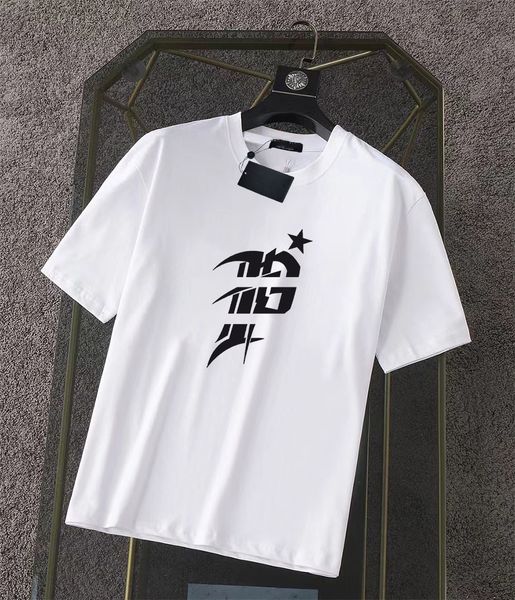 

designer men's t-shirts man woman luxury brand tees t shirt summer round neck short sleeves outdoor fashion leisure pure cotton letters, White;black