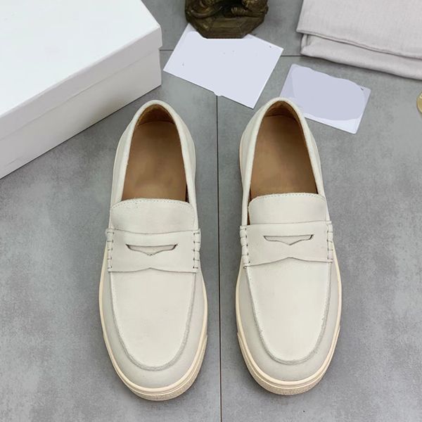 

the tide brand leisure business style leather face one foot pedals lazy flit leather shoes mens shoes trainers summer youth new style all ki, Black