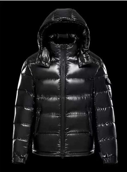 

men's designer jacket winter warm windproof down jacket shiny matte material s-5xl asian size couple models new clothing the hat is rem, Black;brown
