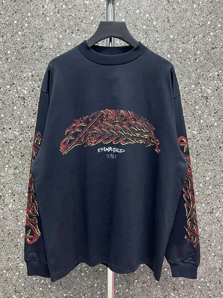 

new aop jacquard letter knitted sweater in autumn / winter 2022acquard knitting machine e custom jnlarged detail crew neck cotton c43tg, Black;brown