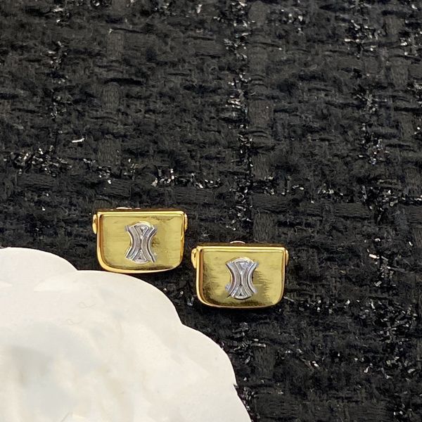 

designer celinity earrings luxury stud women charm triomphe earring fashion accessories retro pearl jewelry vf045, Golden