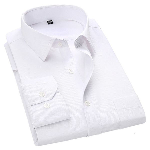 

men's casual shirts 4xl 5xl 6xl 7xl 8xl large size business long sleeved shirt white blue black smart male social dress for plus 230729, White;black