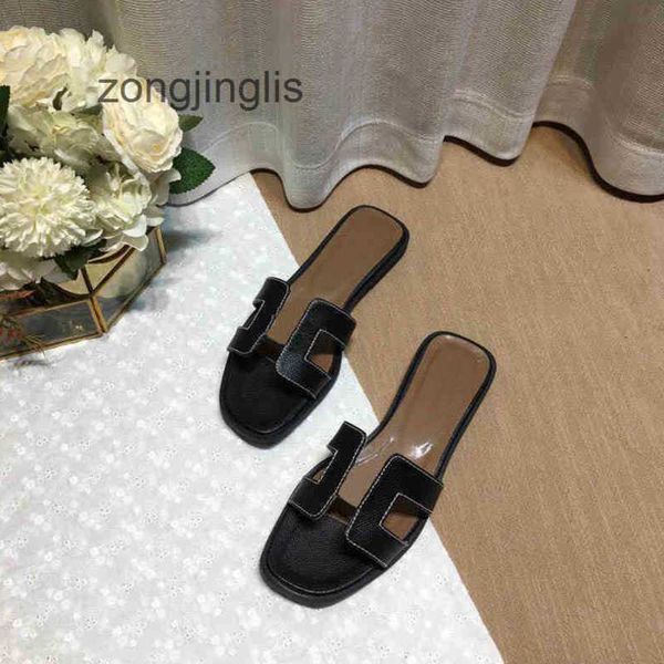 

designer women h sandal fashion bear slippers slipper 2023 slipper shoes oran sandals genuine leather summer luxury flat slides ladies beacs