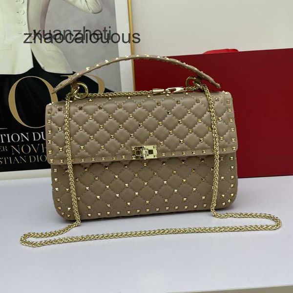 

handbags fashionable valentinoz bags beach women diamond designer luxury crossbody classic lady's sheepskin rivet small portable leathe