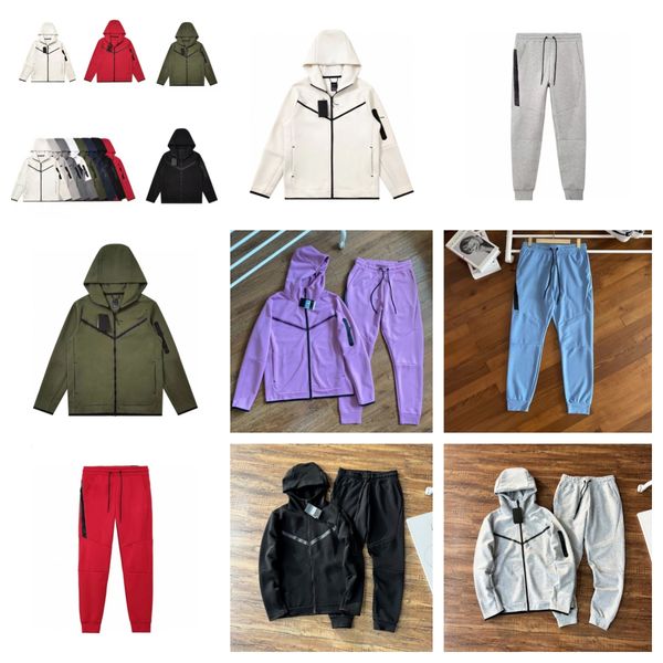 

tech fleece designer tracksuit mens womens sportswear techfleece pants tracksuit sportwear camo jogger straight cut tracksuits jackets sweat, Black