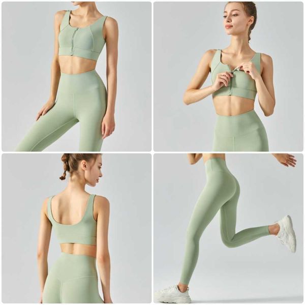 

lulu bra summer yoga high-strength female vest fitness wear lycra sport suit running sportswear high waist leggings woman