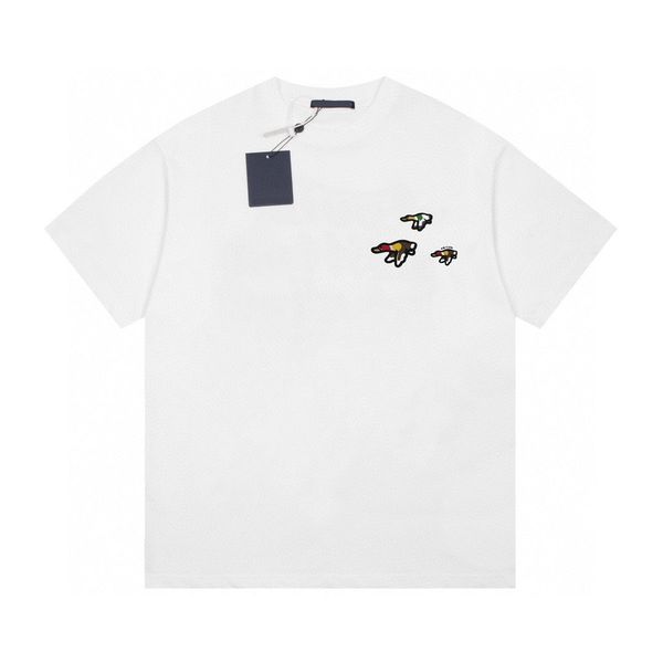 

men's plus tees & polos round neck embroidered and printed polar style summer wear with street pure cotton 1eww, Black;brown