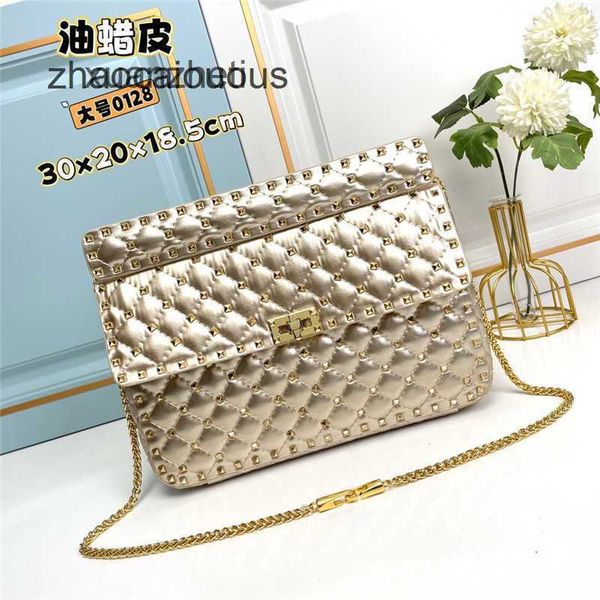 

sheepskin diamond designer bag crossbody beach bags luxury classic lady's women valentinoz handbags new rivet small leather large capac