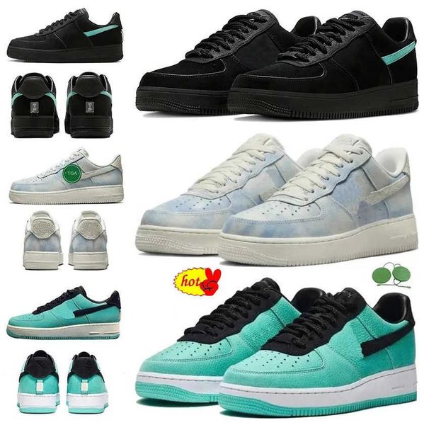 

2023 authentic tiffany x 1 low mens running shoes sneaker black blue multi color dz1382-001 men women sports sneakers with original box