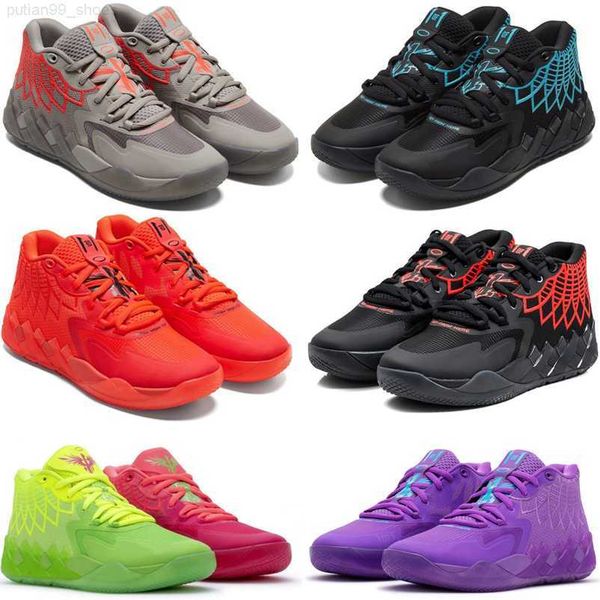 

lamelo ball 1 mb.01 basketball shoes sneaker black blast buzz lo ufo not from here queen city rick and morty rock ridge red men trainers spo