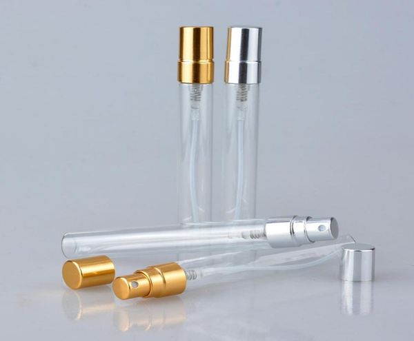 

whole 10ml mini portable clear glass perfume bottles with spray small atomizer perfume sample vials6933386