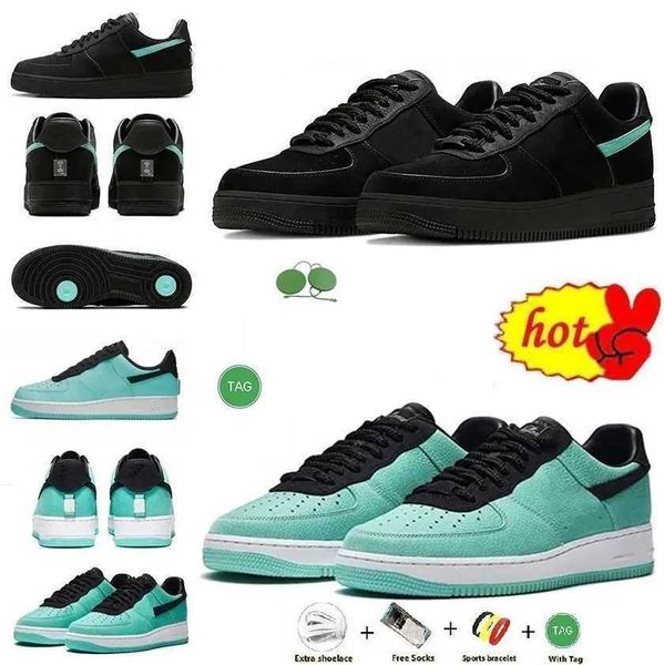 

motorcycle boots tiffany x forces 1s 1837 tiffany blue dz1382-002 mens designer basketball shoes outdoor casual running sports, Black