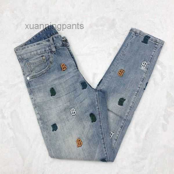 

oversized jeans burb pants tb embroidered men rto1, Blue