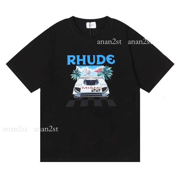 

ins 23ss men t shirts rhude t shirts skateboard mens designer t-shirt women men casual t-shirt good mens tshirtk, White;black