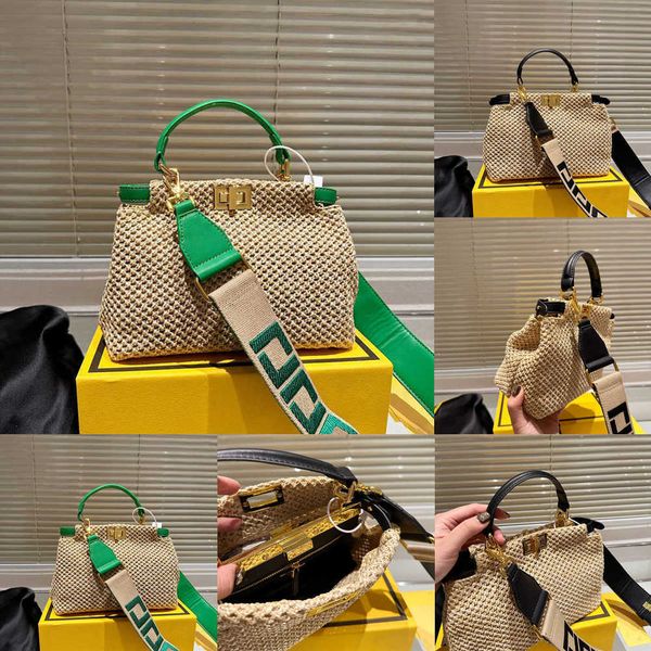 

female evening bags straw bags designer handbags tote women bag beach handbag casual large woven crossbody shoulder luxury shopping hand pur