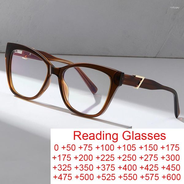 

sunglasses cat eye reading glasses women anti blue light eyeglasses frames fashion computer eyewear finished 3464, White;black