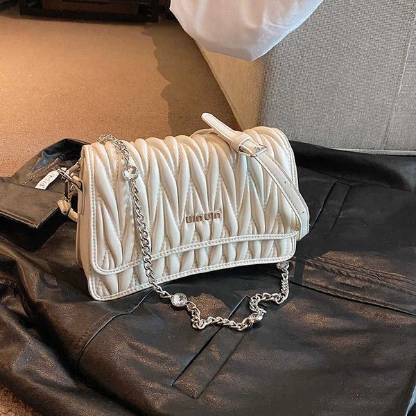 

designer bag pleated commuting hourglass diamond chain bag women's bag red shoulder underarm crossbody p248