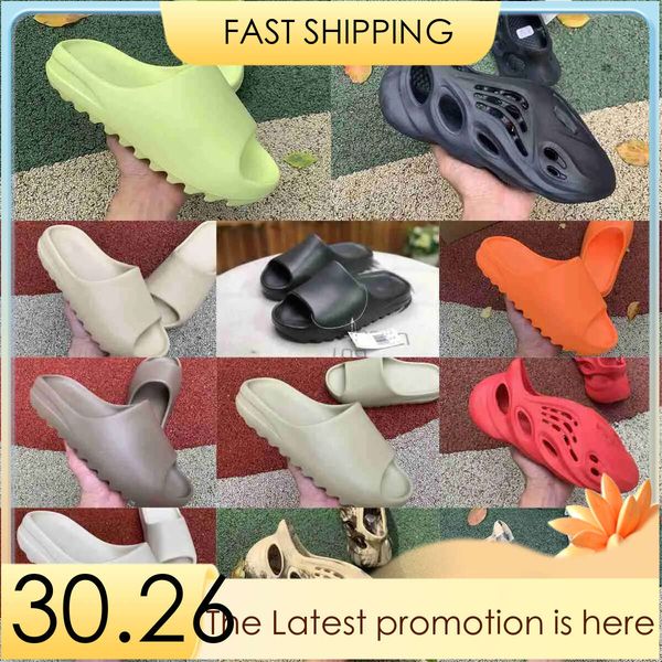 

slides slippers casual shoes desert sand brown flat mens women beach resin slide sandal graffiti bone rubber mxt moon gray mineral blue, Black