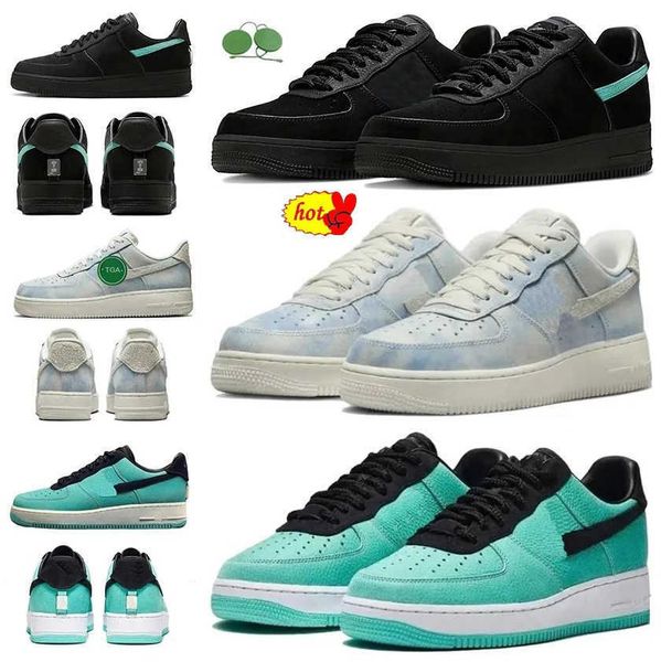 

authentic tiffany x 1 low mens running shoes sneaker black blue multi color dz1382-001 men women sports sneakers with original box trainers