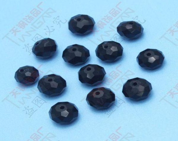 

charming trendy 120pcs whole black faceted 10mm diameter shining crystal loose glass beadsmade in china3514173