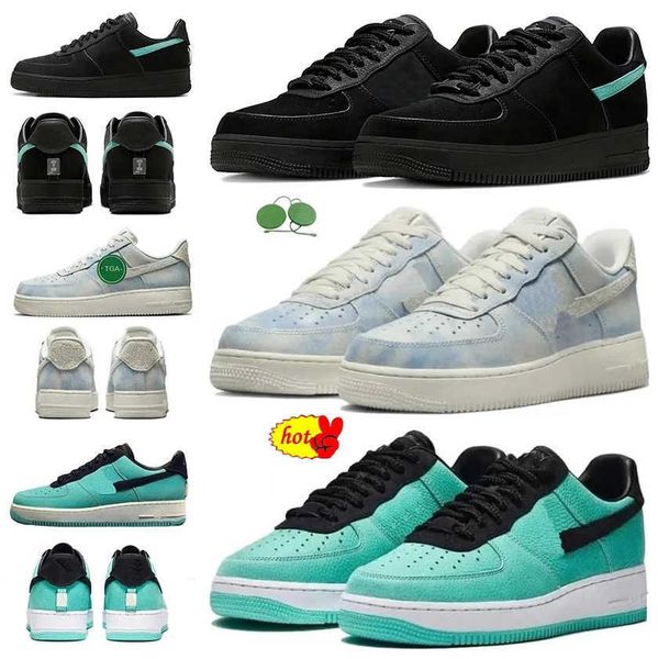 

authentic tiffany x 1 low mens running shoes sneaker black blue multi color dz1382-001 men women sports sneakers with original box