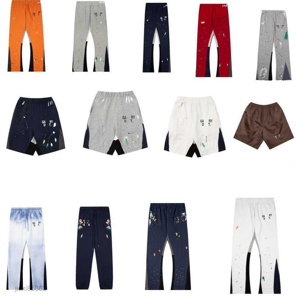 

men pants jeans galleries depts sweatpants gallery speckled depts designer pants letter print men's women's couple loose versatile, Black