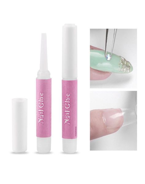 

2g nail glue fastdry for uv acrylic tips manicure decoration nails art salon nail tools4644258, Silver