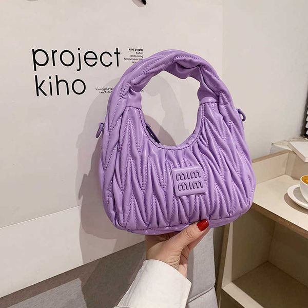 

designer bag pleated bag women fashion texture cloud bag shoulder handbag xfqh