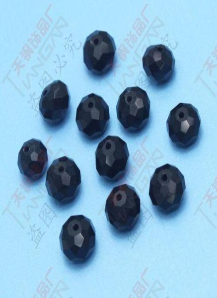 

charming trendy 120pcs whole black faceted 10mm diameter shining crystal loose glass beadsmade in china7795961