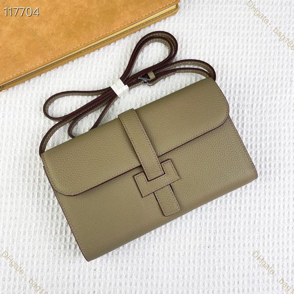 

classic designer women's bag fashion togo litchi grain leather small square bag horizontal square flap buckle handle bag one shoulder c
