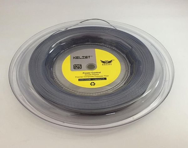

brand silver reel 17l 125mm kelist alu power rough 125 quality polyester tennis string reel 660ft3306244