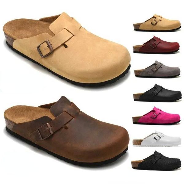 

wholesale birks boston prostitution slippers big size men sandals women summer beach shoes casual shoes clogs outdoor beach sandal 35-46, Black