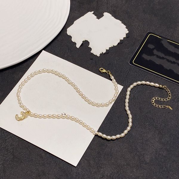 

designer necklace women's necklace gold chain luxury jewelry channel adjustable fashion wedding party accessories gift ccity packaging, Silver