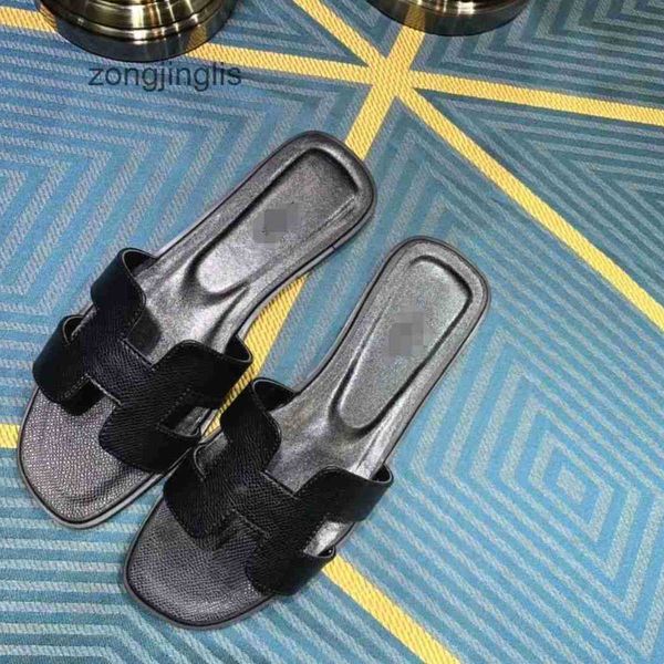 

slipper h slippers shoes higversion bear wear sandal oran designer women leather outside in summer 2023 spring large original standard flat