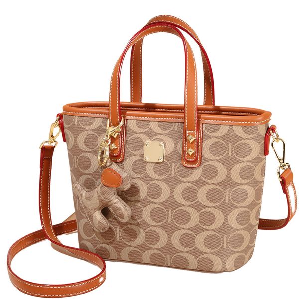 

tote bag designer bags pu printed portable bag for women crossbody bag net red vegetable basket bucket bag printed handbag wholesale