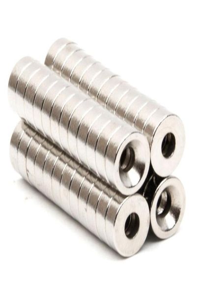 

50pcsset disc mini 79x26mm with bore 3mm n52 rare earth strong neodymium magnet bulk super strong round shape magnets3443054, Black