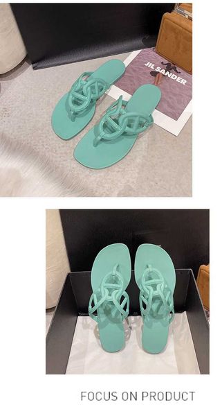 

new arrive designer women h egerie slipper luxury lady egerie flat sandals 93sw summer beach flip casual shoes perfect gift
