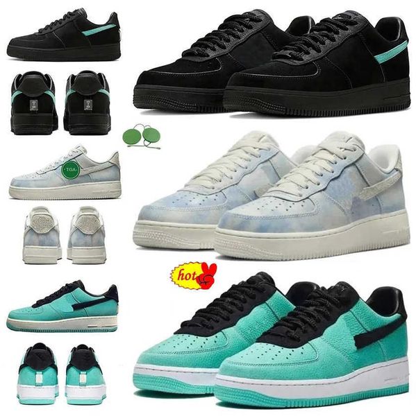 

authentic tiffany x 1 low mens running shoes sneaker black blue multi color dz1382-001 men women sports sneakers with original box