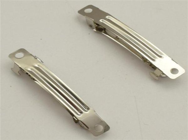 

300pcs 5cm french style clips barrettes for hair bows hairbow 5cm249t9192676, Blue;slivery