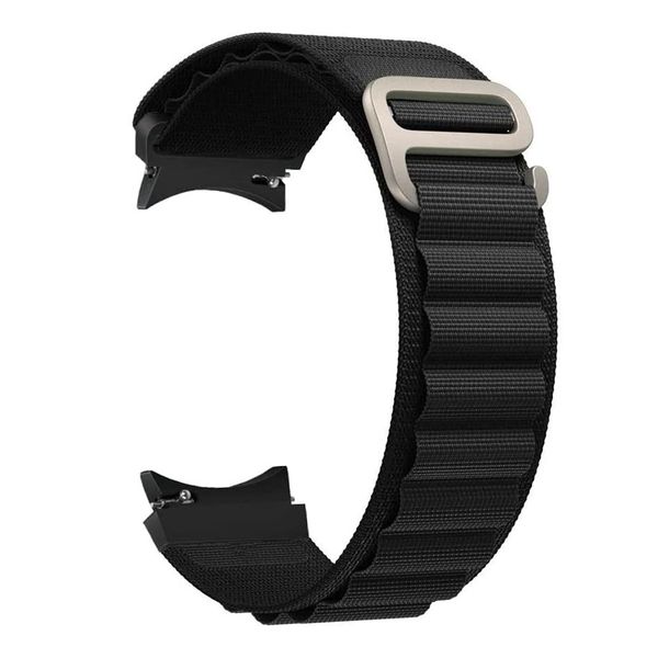 

watch bands 20mm strap for galaxy watch 456 44mm 40mm 6 classic 47mm 43mm alpine loop nylon bracelet galaxy watch 5 pro 45mm band 230729, Black;brown