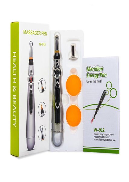 

electric acupuncture point massage pen pain relief therapy safe meridian energy heal massage body head neck leg health massageadores7058425