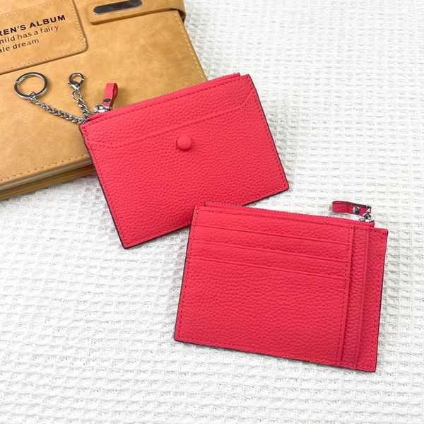 

designers h card holder woman mini wallet designer purse genuine leather pebble texture luxury black wallet money bag fashion cowhide soft c, Brown;gray